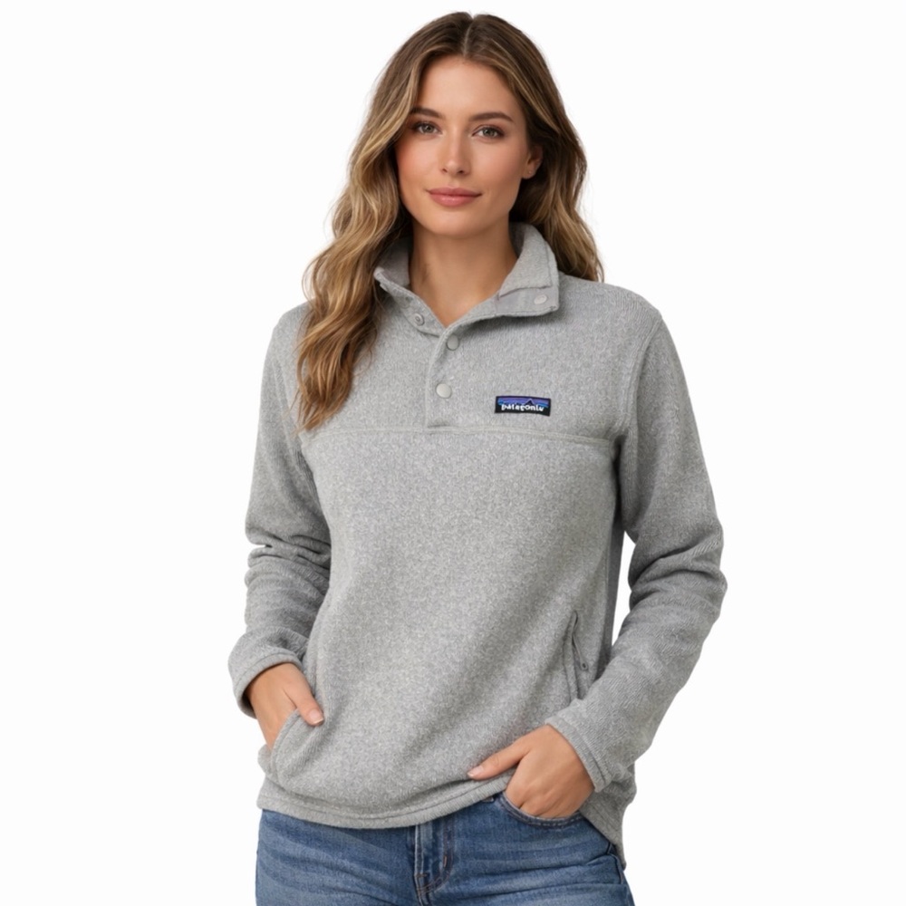Patagonia Women’s Snap-T Fleece Pullover Gray Size Small